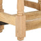 vidaXL - Eettafel - rond - 110x76 - cm - massief - mangohout