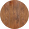 vidaXL - Eettafel - rond - 110x76 - cm - massief - mangohout