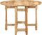 vidaXL - Eettafel - rond - 110x76 - cm - massief - mangohout