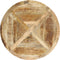 vidaXL - Eettafel - rond - 120x76 - cm - massief - mangohout