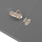 vidaXL - Eettafel - verlengbaar - 175x90x75 - cm - hoogglans - grijs