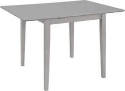 vidaXL - Eettafel - verlengbaar - (80-120)x80x74 - cm - MDF - grijs