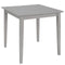 vidaXL - Eettafel - verlengbaar - (80-120)x80x74 - cm - MDF - grijs