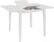 vidaXL - Eettafel - verlengbaar - (80-120)x80x74 - cm - MDF - wit