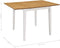 vidaXL - Eettafel - verlengbaar - (80-120)x80x74 - cm - MDF - wit