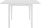 vidaXL - Eettafel - verlengbaar - (80-120)x80x74 - cm - MDF - wit