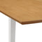 vidaXL - Eettafel - verlengbaar - (80-120)x80x74 - cm - MDF - wit