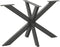vidaXL - Eettafelpoot - spider - vorm - 120x68x(72-73) - cm - staal - antraciet