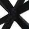 vidaXL - Eettafelpoot - spider - vorm - 120x68x(72-73) - cm - staal - zwart