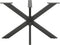 vidaXL - Eettafelpoot - spider - vorm - 120x68x(72-73) - cm - staal - antraciet