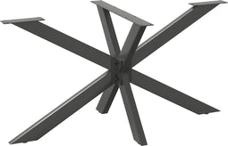 vidaXL - Eettafelpoot - spider - vorm - 150x78x(72-73) - cm - staal - antraciet