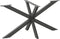vidaXL - Eettafelpoot - spider - vorm - 150x78x(72-73) - cm - staal - antraciet