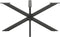 vidaXL - Eettafelpoot - spider - vorm - 150x78x(72-73) - cm - staal - antraciet