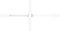 vidaXL - Eettafelpoot - spider - vorm - 150x78x(72-73) - cm - staal - wit