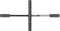 vidaXL - Eettafelpoot - spider - vorm - 150x78x(72-73) - cm - staal - naturel