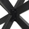 vidaXL - Eettafelpoot - spider - vorm - 150x78x(72-73) - cm - staal - antraciet