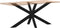 vidaXL - Eettafelpoot - spider - vorm - 150x78x(72-73) - cm - staal - zwart
