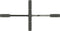 vidaXL - Eettafelpoot - spider - vorm - 150x78x(72-73) - cm - staal - antraciet