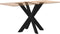 vidaXL - Eettafelpoot - spider - vorm - 85x85x(72-73) - cm - staal - zwart