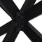 vidaXL - Eettafelpoot - spider - vorm - 85x85x(72-73) - cm - staal - zwart
