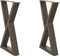 vidaXL - Eettafelpoten - 2 - st - 50x(72-73,3) - cm - staal - naturel