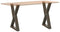 vidaXL - Eettafelpoten - 2 - st - 50x(72-73,3) - cm - staal - naturel