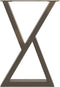 vidaXL - Eettafelpoten - 2 - st - 50x(72-73,3) - cm - staal - naturel