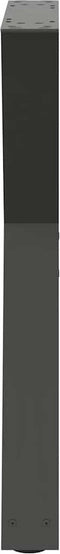 vidaXL - Eettafelpoten - 2 - st - 50x(72-73,3) - cm - staal - antraciet