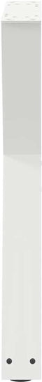 vidaXL - Eettafelpoten - 2 - st - 50x(72-73,3) - cm - staal - wit