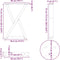vidaXL - Eettafelpoten - 2 - st - 50x(72-73,3) - cm - staal - zwart