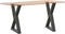 vidaXL - Eettafelpoten - 2 - st - 60x(72-73,3) - cm - staal - antraciet