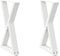 vidaXL - Eettafelpoten - 2 - st - 60x(72-73,3) - cm - staal - wit