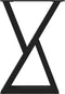 vidaXL - Eettafelpoten - 2 - st - 60x(72-73,3) - cm - staal - zwart