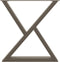 vidaXL - Eettafelpoten - 2 - st - 70x(72-73,3) - cm - staal - naturel