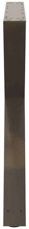 vidaXL - Eettafelpoten - 2 - st - 90x(72-73,3) - cm - staal - naturel