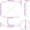 vidaXL - Eettafelpoten - 2 - st - 90x(72-73,3) - cm - staal - antraciet