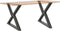 vidaXL - Eettafelpoten - 2 - st - 90x(72-73,3) - cm - staal - antraciet