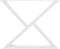 vidaXL - Eettafelpoten - 2 - st - 90x(72-73,3) - cm - staal - wit