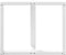 vidaXL - Eettafelpoten - 2 - st - T-vormig - 100x35x(72-73) - cm - staal - wit