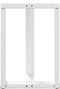 vidaXL - Eettafelpoten - 2 - st - T-vormig - 50x35x(72-73) - cm - staal - wit