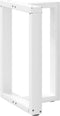 vidaXL - Eettafelpoten - 2 - st - T-vormig - 50x35x(72-73) - cm - staal - wit