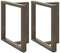 vidaXL - Eettafelpoten - 2 - st - T-vormig - 70x35x(72-73) - cm - staal - naturel