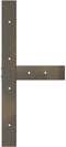 vidaXL - Eettafelpoten - 2 - st - T-vormig - 70x35x(72-73) - cm - staal - naturel