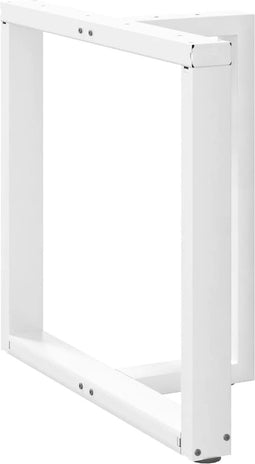 vidaXL - Eettafelpoten - 2 - st - T-vormig - 80x35x(72-73) - cm - staal - wit