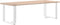 vidaXL - Eettafelpoten - 2 - st - T-vormig - 80x35x(72-73) - cm - staal - wit