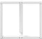 vidaXL - Eettafelpoten - 2 - st - T-vormig - 80x35x(72-73) - cm - staal - wit