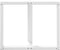 vidaXL - Eettafelpoten - 2 - st - T-vormig - 90x35x(72-73) - cm - staal - wit