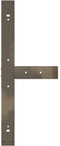 vidaXL - Eettafelpoten - 2 - st - T-vormig - 90x35x(72-73) - cm - staal - naturel