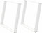 vidaXL - Eettafelpoten - 2 - st - U-vormig - 100x(72-73) - cm - staal - wit