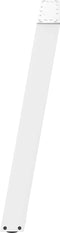 vidaXL - Eettafelpoten - 2 - st - U-vormig - 100x(72-73) - cm - staal - wit